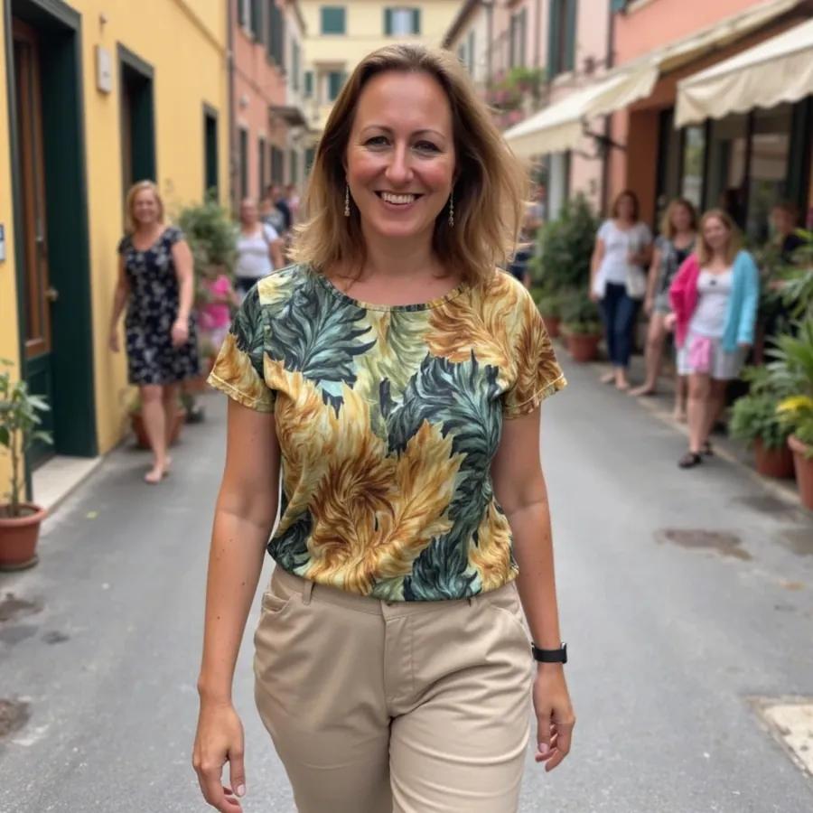 Catherine in Italy